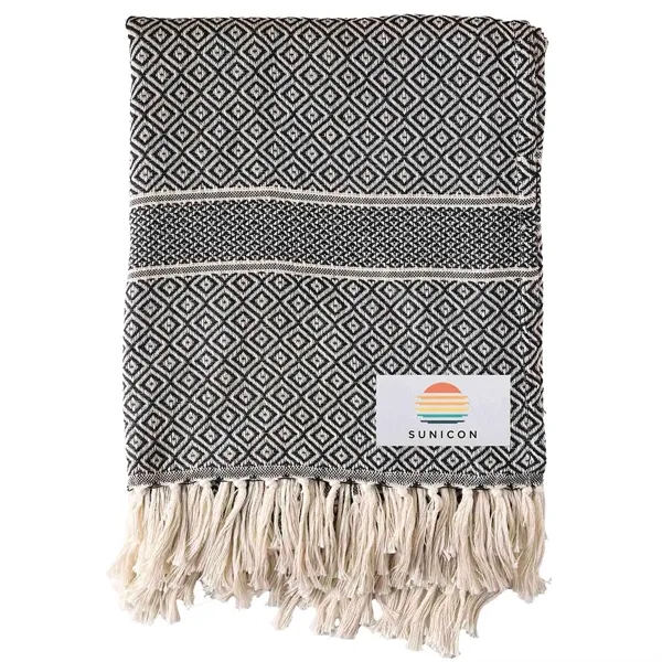 reGen rPET Woven Throw Blanket - reGen rPET Woven Throw Blanket - Image 4 of 20