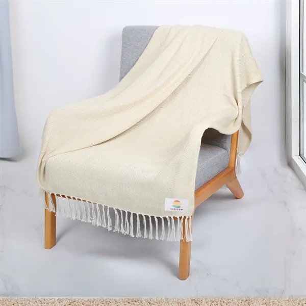 reGen rPET Woven Throw Blanket - reGen rPET Woven Throw Blanket - Image 7 of 20