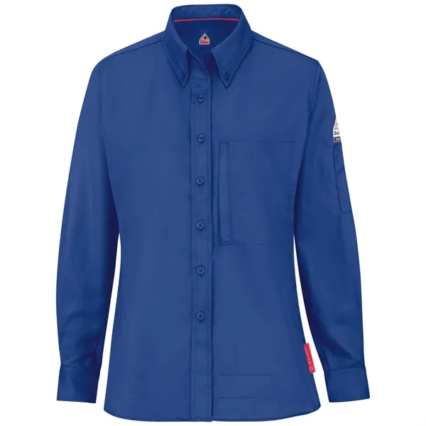 Bulwark iQ Series Women's Midweight Comfort Woven Shirt - Bulwark iQ Series Women's Midweight Comfort Woven Shirt - Image 2 of 3