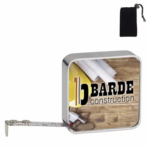 6' Chrome Tape Measure - 6' Chrome Tape Measure - Image 0 of 2