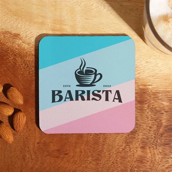 reGen Recycled Polyester Square Dye Sub Coaster