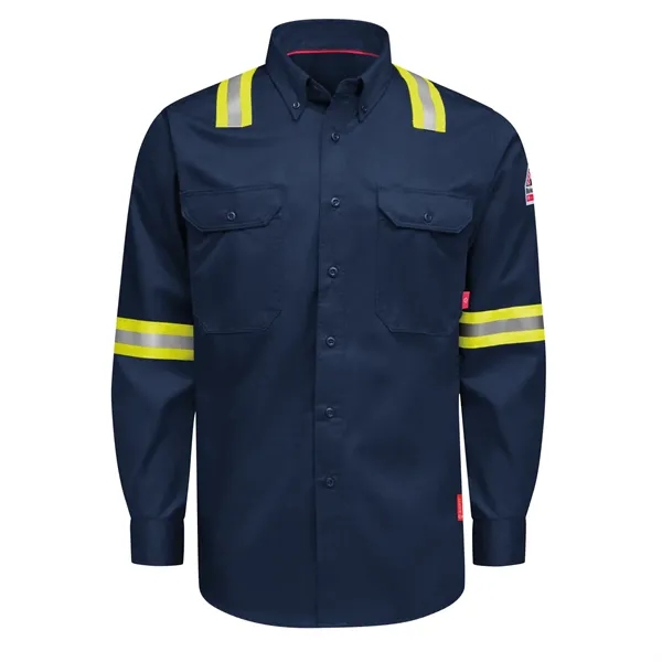 Bulwark iQ Series® Men's Midweight Comfort Woven Shirt - Bulwark iQ Series® Men's Midweight Comfort Woven Shirt - Image 4 of 7