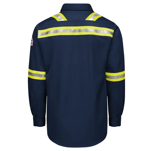 Bulwark iQ Series® Men's Midweight Comfort Woven Shirt - Bulwark iQ Series® Men's Midweight Comfort Woven Shirt - Image 5 of 7