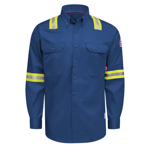 Bulwark iQ Series® Men's Midweight Comfort Woven Shirt - Bulwark iQ Series® Men's Midweight Comfort Woven Shirt - Image 6 of 7