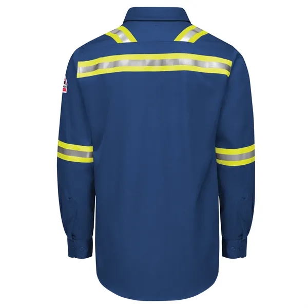 Bulwark iQ Series® Men's Midweight Comfort Woven Shirt - Bulwark iQ Series® Men's Midweight Comfort Woven Shirt - Image 7 of 7