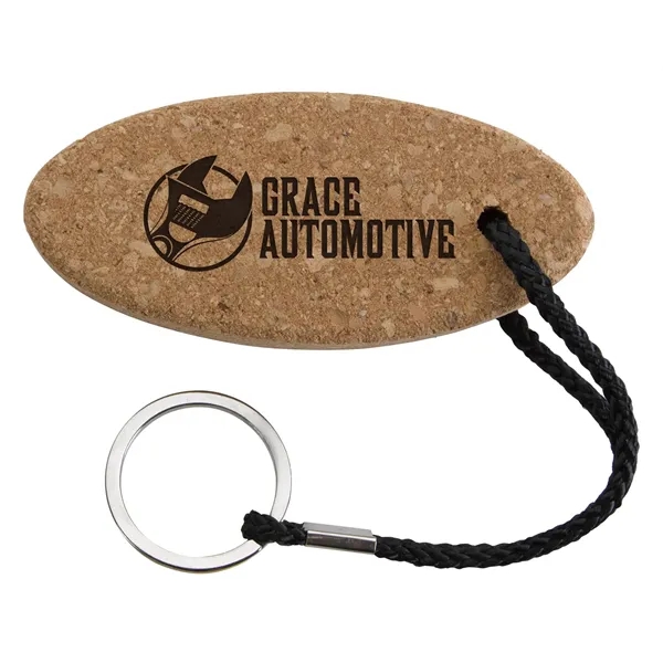 Buoy Oval Cork Keychain - Buoy Oval Cork Keychain - Image 1 of 1