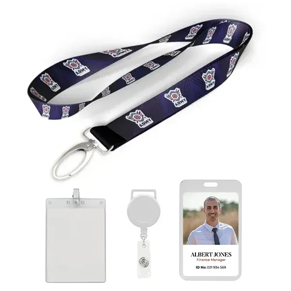 3/4 inch Dye Sublimation Lanyard - 3/4 inch Dye Sublimation Lanyard - Image 0 of 3