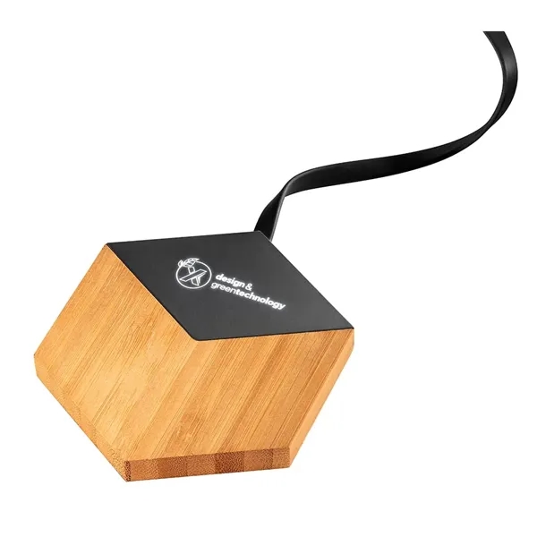 SCX Innovative Design™ Bamboo 10W Hexa Wireless Charger - SCX Innovative Design™ Bamboo 10W Hexa Wireless Charger - Image 0 of 7