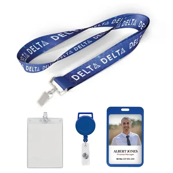5/8 inch Dye Sublimation Lanyard - 5/8 inch Dye Sublimation Lanyard - Image 0 of 3