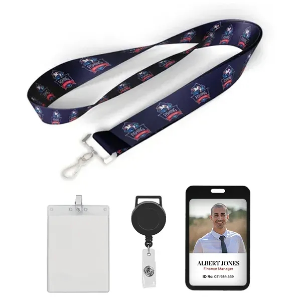 Custom Dye Sublimated Full Color Lanyard-B - Custom Dye Sublimated Full Color Lanyard-B - Image 0 of 3