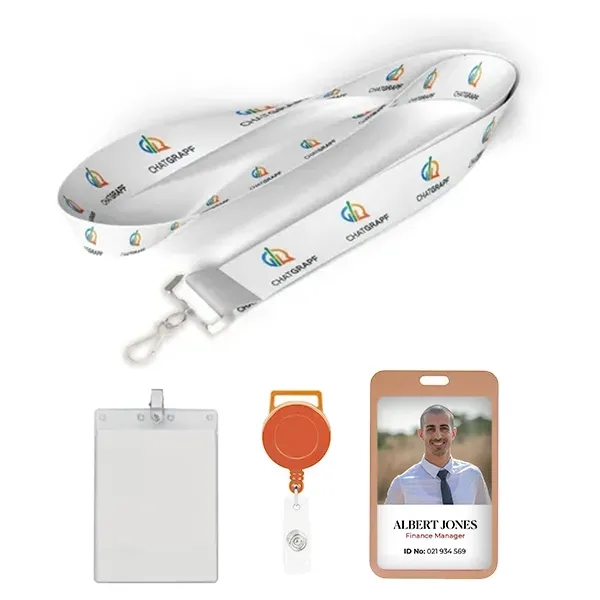 Custom Dye Sublimated Full Color Lanyard-A - Custom Dye Sublimated Full Color Lanyard-A - Image 0 of 3