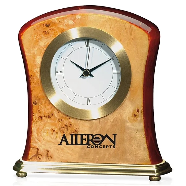 JAFFA® Burlwood Clock