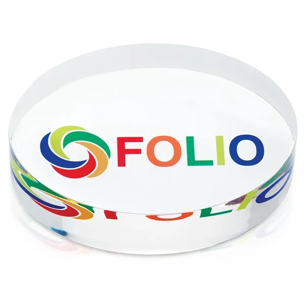 JAFFA® Oval Acrylic Paperweight - JAFFA® Oval Acrylic Paperweight - Image 0 of 1