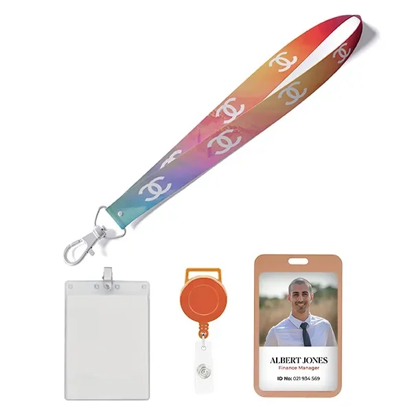Full Color 1 inch Lanyard - Full Color 1 inch Lanyard - Image 0 of 3