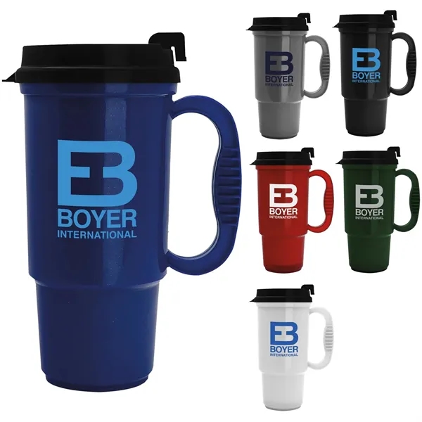 Garyline® Budget Traveler Mug with Slider Lid - Garyline® Budget Traveler Mug with Slider Lid - Image 0 of 12