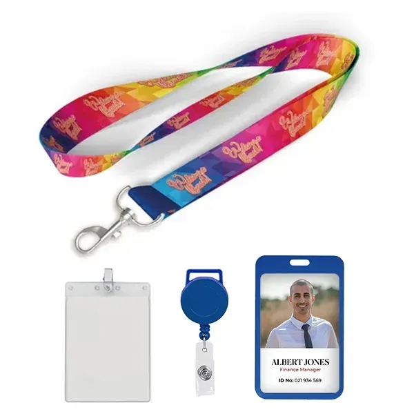 Full Color 5/8 inch Lanyard-B - Full Color 5/8 inch Lanyard-B - Image 0 of 2