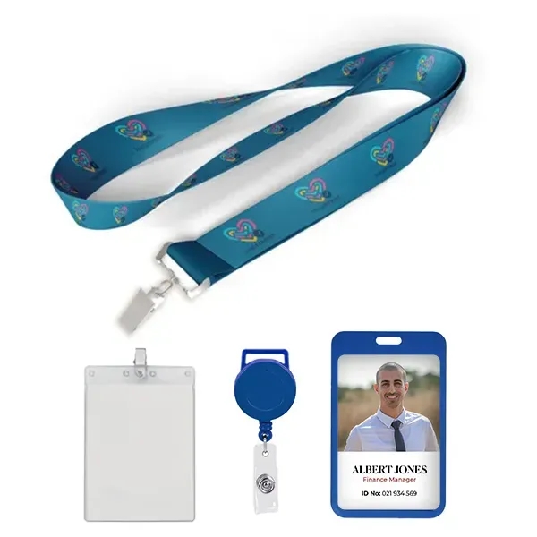 5/8 inch Full Color Lanyard-A - 5/8 inch Full Color Lanyard-A - Image 0 of 2
