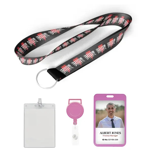 5/8 inch Full Color Lanyard-B - 5/8 inch Full Color Lanyard-B - Image 0 of 2