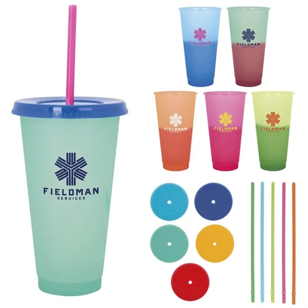 Good Value™ Ronnie Color Changing Tumbler - 24 oz. - Good Value™ Ronnie Color Changing Tumbler - 24 oz. - Image 0 of 8