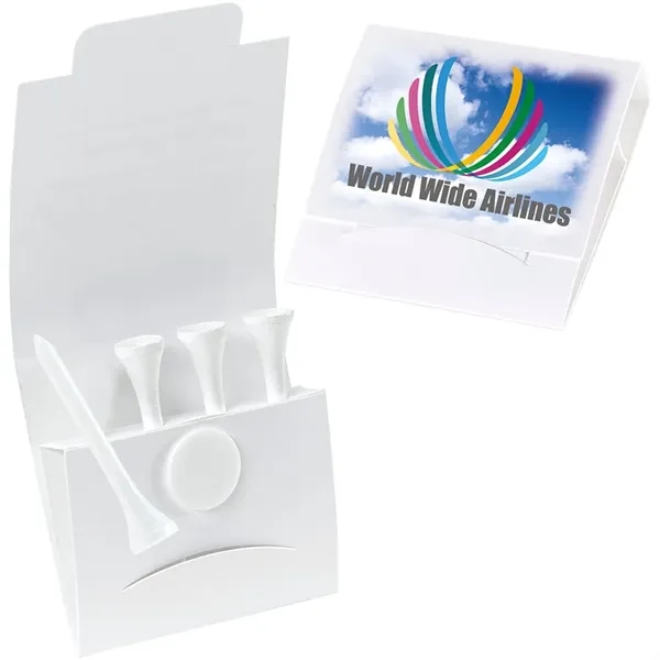 4-1 Golf Tee Packet - Value Pak - 2-1/8 tees - 4-1 Golf Tee Packet - Value Pak - 2-1/8 tees - Image 0 of 1