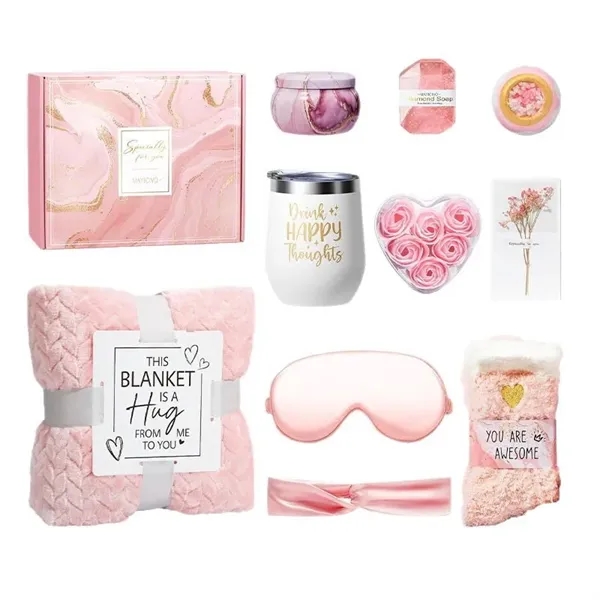 Women's Relaxing Spa Gift Basket Set - Women's Relaxing Spa Gift Basket Set - Image 1 of 2