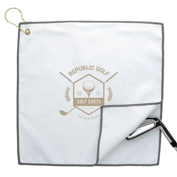 Good Value™ RPET Double Layer Golf Towel - Good Value™ RPET Double Layer Golf Towel - Image 2 of 4