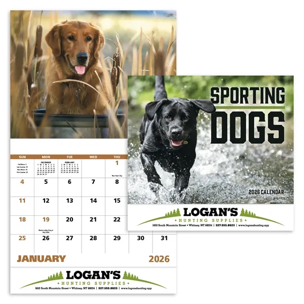 Good Value™ Sporting Dogs - Stapled Calendar - Good Value™ Sporting Dogs - Stapled Calendar - Image 0 of 2