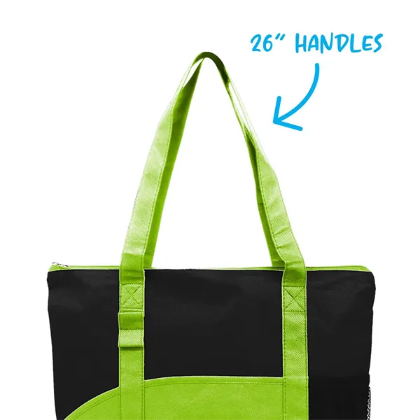 Good Value™ Poly Pro Pocket Tote - Good Value™ Poly Pro Pocket Tote - Image 0 of 15