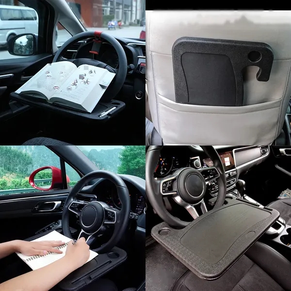 Car Steering Wheel Tray Desk For Meal Drink And Work - Car Steering Wheel Tray Desk For Meal Drink And Work - Image 1 of 4