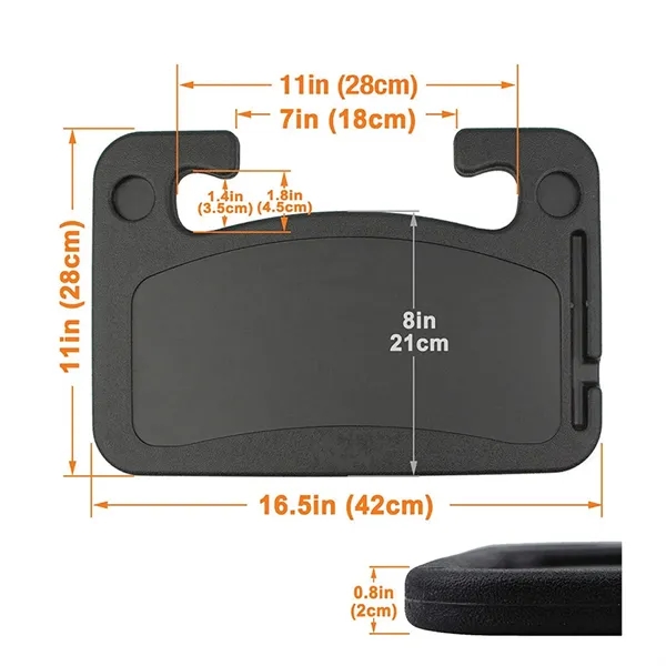 Car Steering Wheel Tray Desk For Meal Drink And Work - Car Steering Wheel Tray Desk For Meal Drink And Work - Image 3 of 4