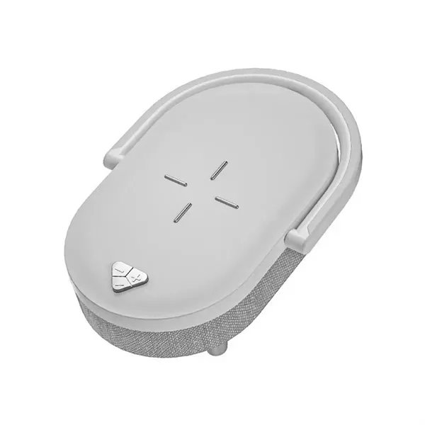 Bedside Table Lamp with Wireless Charger Bluetooth Speaker - Bedside Table Lamp with Wireless Charger Bluetooth Speaker - Image 2 of 4