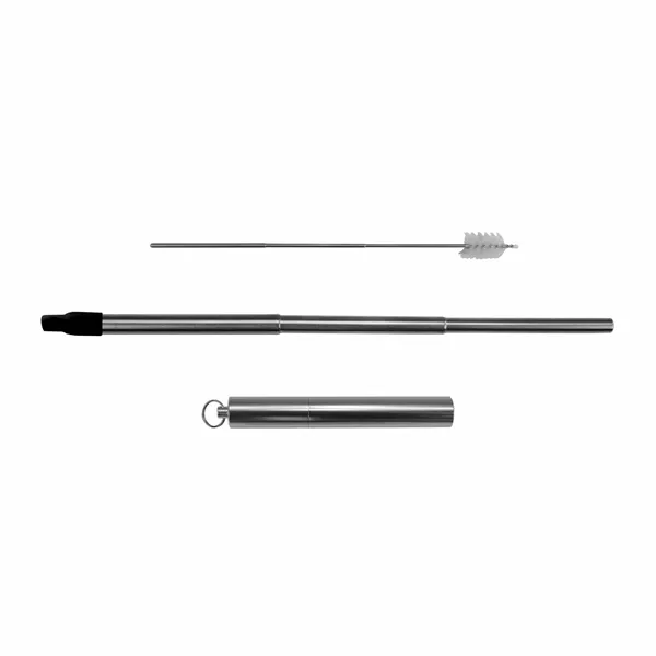 Telescopic Straw Stainless Steel In Aluminum Case - Telescopic Straw Stainless Steel In Aluminum Case - Image 0 of 2