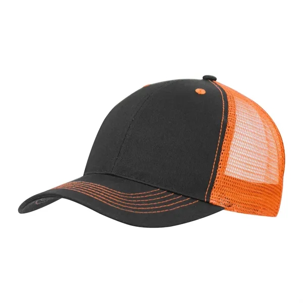 Color Accent Mesh Snapback Cap - Color Accent Mesh Snapback Cap - Image 2 of 9