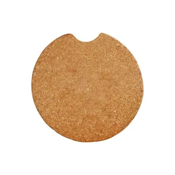 Round Car Cork Coaster - Round Car Cork Coaster - Image 2 of 3