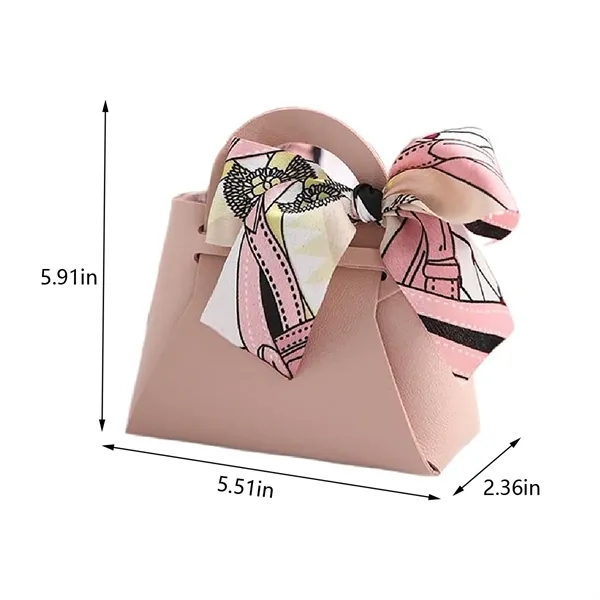 Wedding candy baby shower party favor box leather gift bag - Wedding candy baby shower party favor box leather gift bag - Image 1 of 3