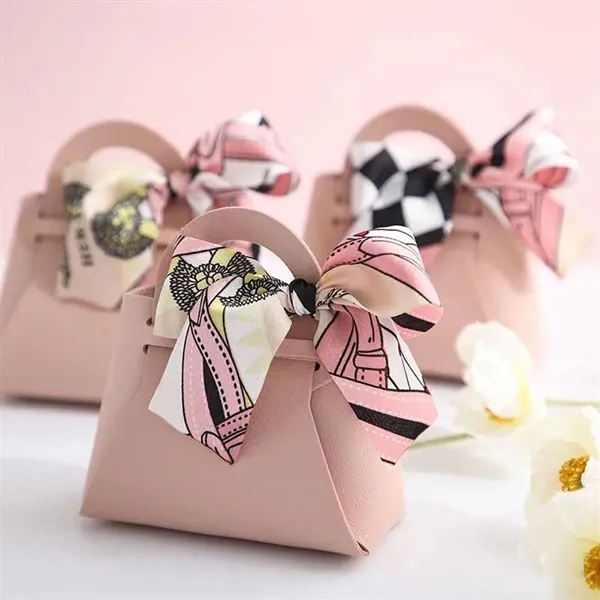 Wedding candy baby shower party favor box leather gift bag - Wedding candy baby shower party favor box leather gift bag - Image 2 of 3