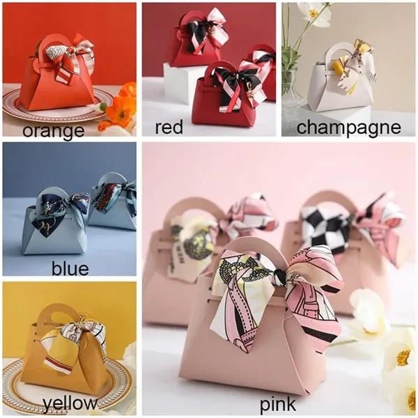 Wedding candy baby shower party favor box leather gift bag - Wedding candy baby shower party favor box leather gift bag - Image 3 of 3