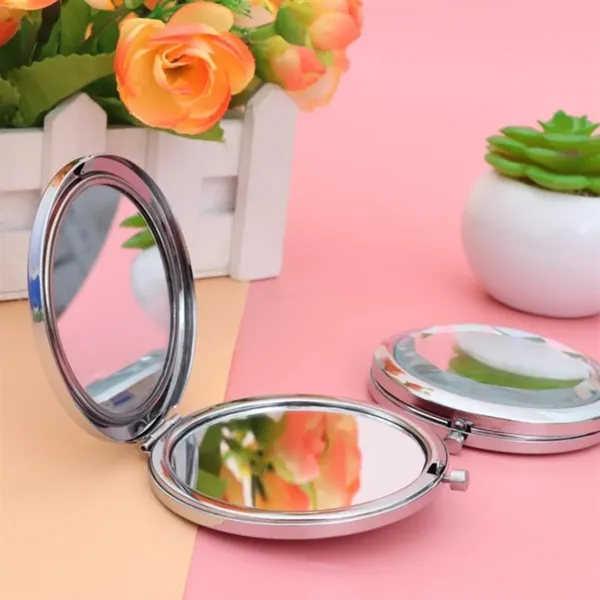 Crystal Cosmetic Pocket Compact Mirror - Crystal Cosmetic Pocket Compact Mirror - Image 5 of 5