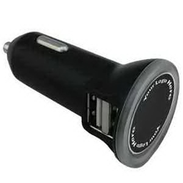 Dual Port USB Car Charger with LED Light - Dual Port USB Car Charger with LED Light - Image 0 of 0