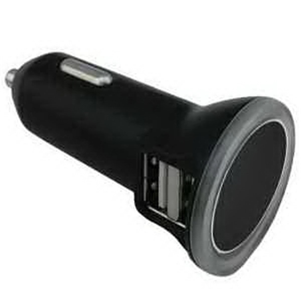 Dual Port USB Car Charger with LED Light - Dual Port USB Car Charger with LED Light - Image 0 of 0