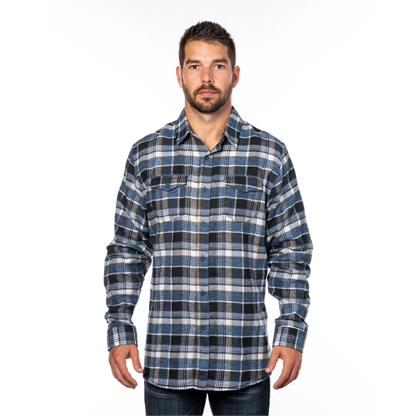 Burnside Men's Plaid Flannel Shirt - Burnside Men's Plaid Flannel Shirt - Image 30 of 138
