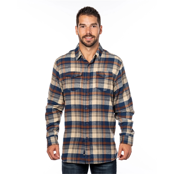 Burnside Men's Plaid Flannel Shirt - Burnside Men's Plaid Flannel Shirt - Image 33 of 138