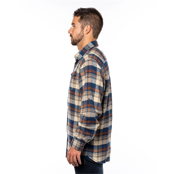Burnside Men's Plaid Flannel Shirt - Burnside Men's Plaid Flannel Shirt - Image 34 of 138