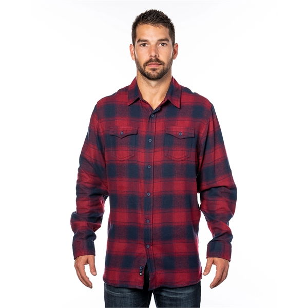 Burnside Men's Plaid Flannel Shirt - Burnside Men's Plaid Flannel Shirt - Image 36 of 138