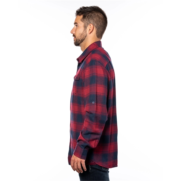 Burnside Men's Plaid Flannel Shirt - Burnside Men's Plaid Flannel Shirt - Image 38 of 138