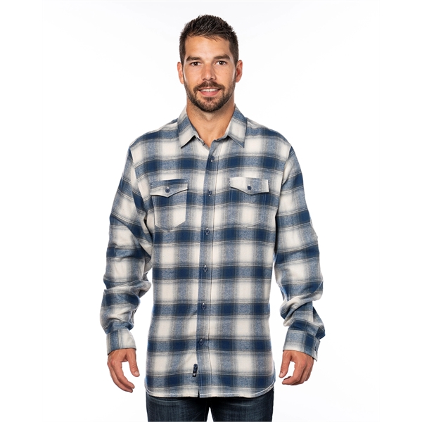 Burnside Men's Plaid Flannel Shirt - Burnside Men's Plaid Flannel Shirt - Image 39 of 138
