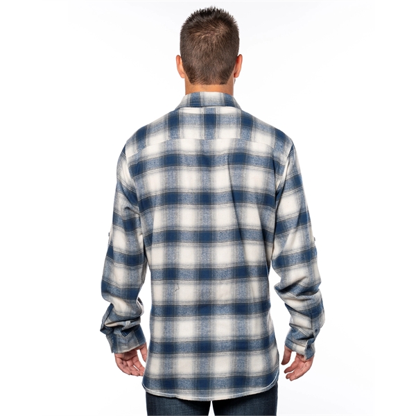 Burnside Men's Plaid Flannel Shirt - Burnside Men's Plaid Flannel Shirt - Image 41 of 138
