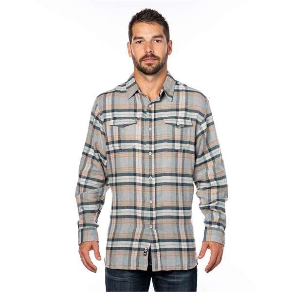 Burnside Men's Plaid Flannel Shirt - Burnside Men's Plaid Flannel Shirt - Image 42 of 138