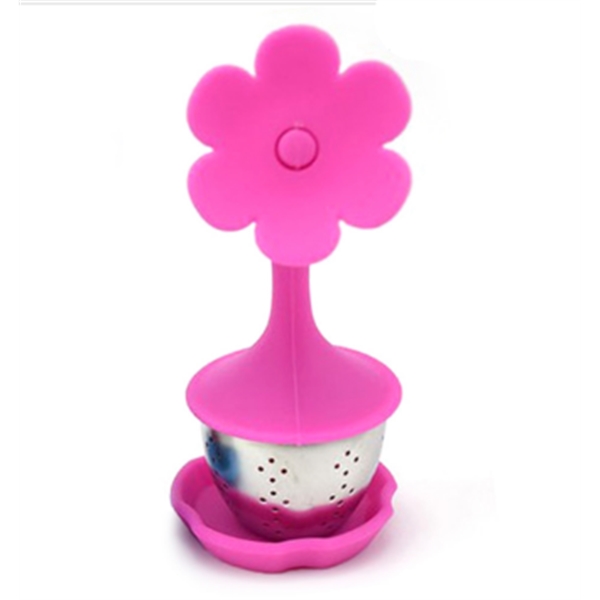 Flower shape silicone Tea Strainer - Flower shape silicone Tea Strainer - Image 4 of 5