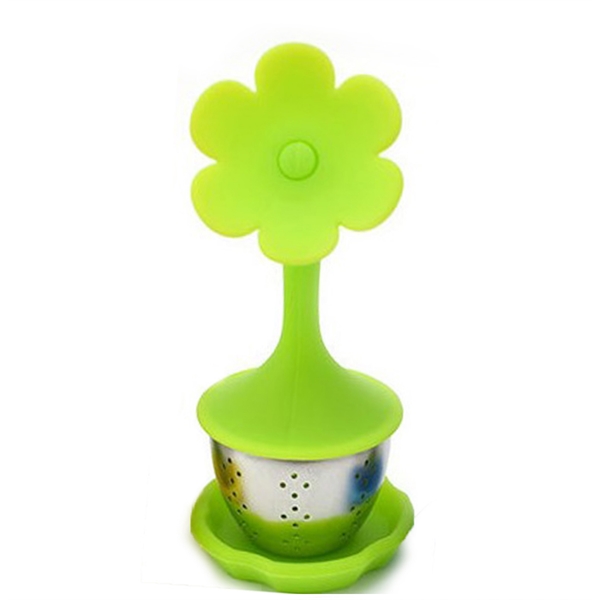 Flower shape silicone Tea Strainer - Flower shape silicone Tea Strainer - Image 5 of 5